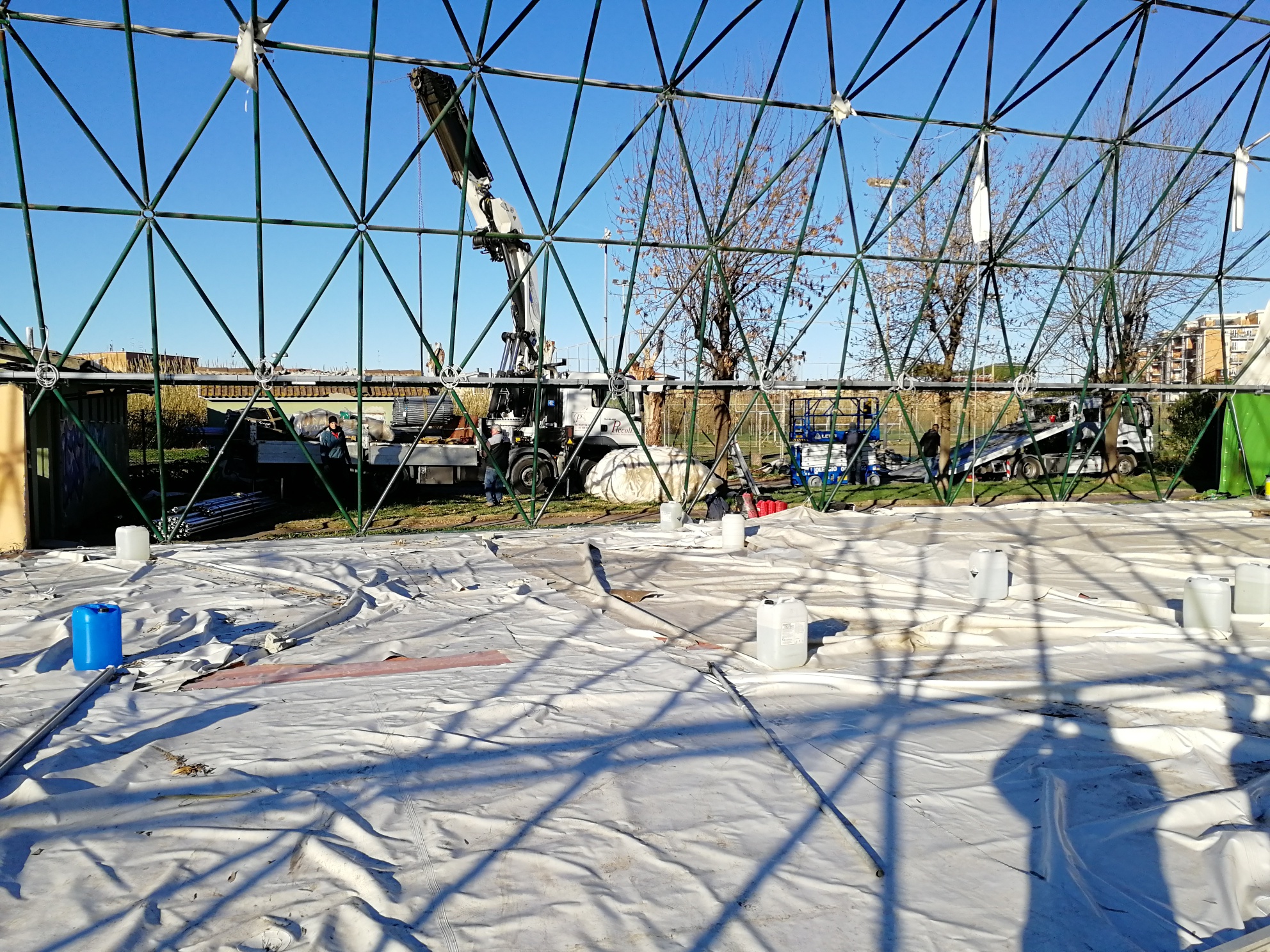 Al via i lavori di sistemazione del Palasport di via Firenze a